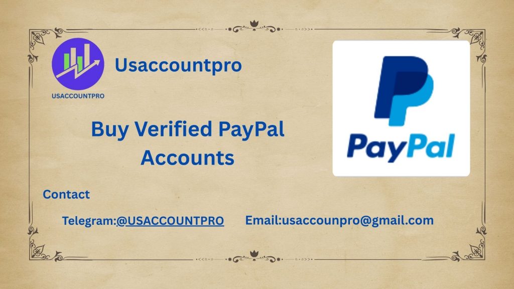 Buy Verified PayPal Accounts