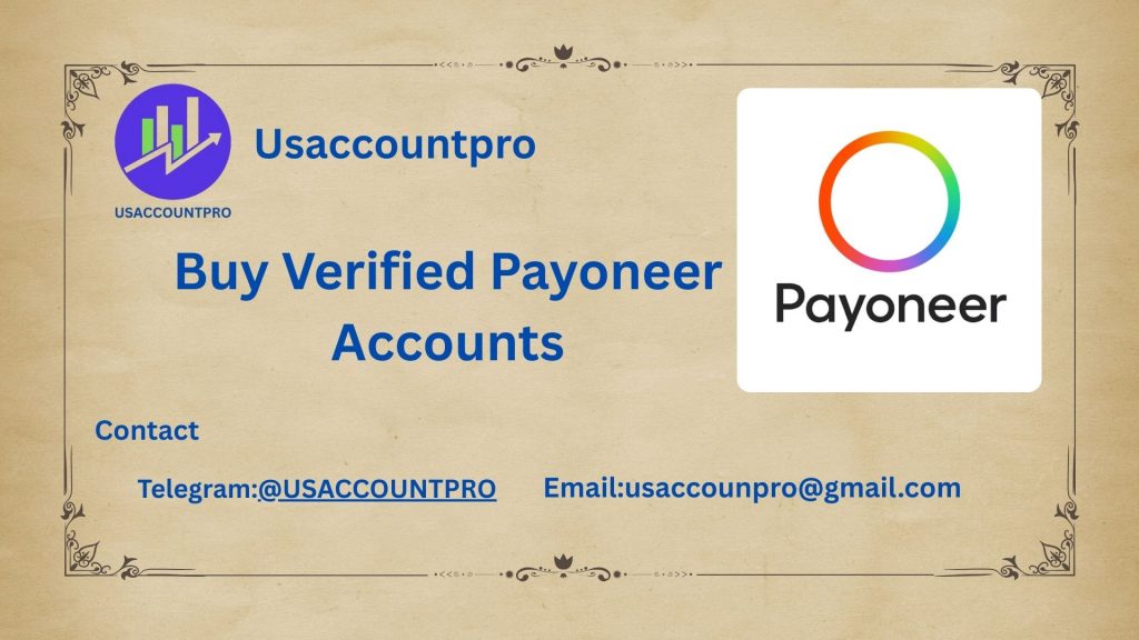 Buy Verified Payoneer Accounts